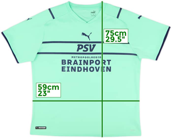 2021-22 PSV Third Shirt - 9/10 - (XL)