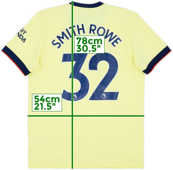 2021-22 Arsenal Away Shirt Smith-Rowe #32 - 6/10 - (L)