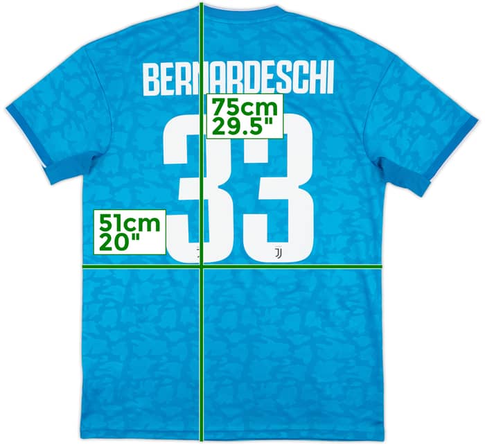2019-20 Juventus Third Shirt Bernardeschi #33 - 9/10 - (M)