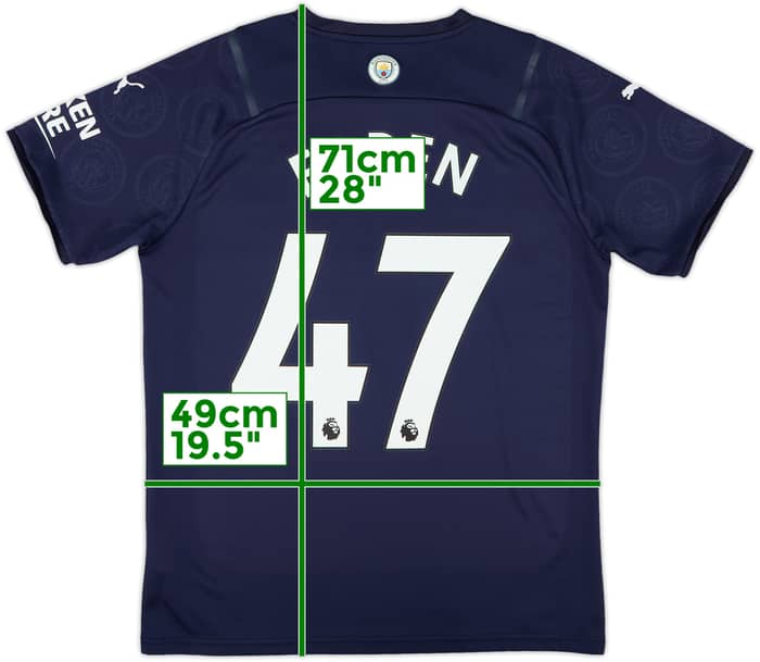 2021-22 Manchester City Third Shirt Foden #47 - 10/10 - (M)