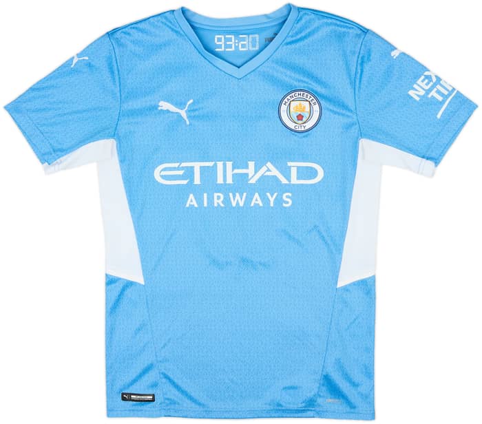 2021-22 Manchester City Home Shirt Foden #47 - 10/10 - (S)