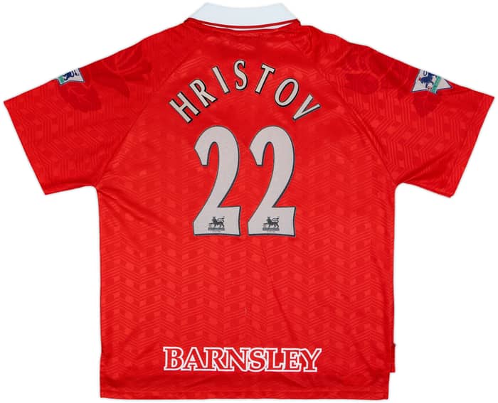 1997-98 Barnsley Home Shirt Hristov #22 - 6/10 - (L)