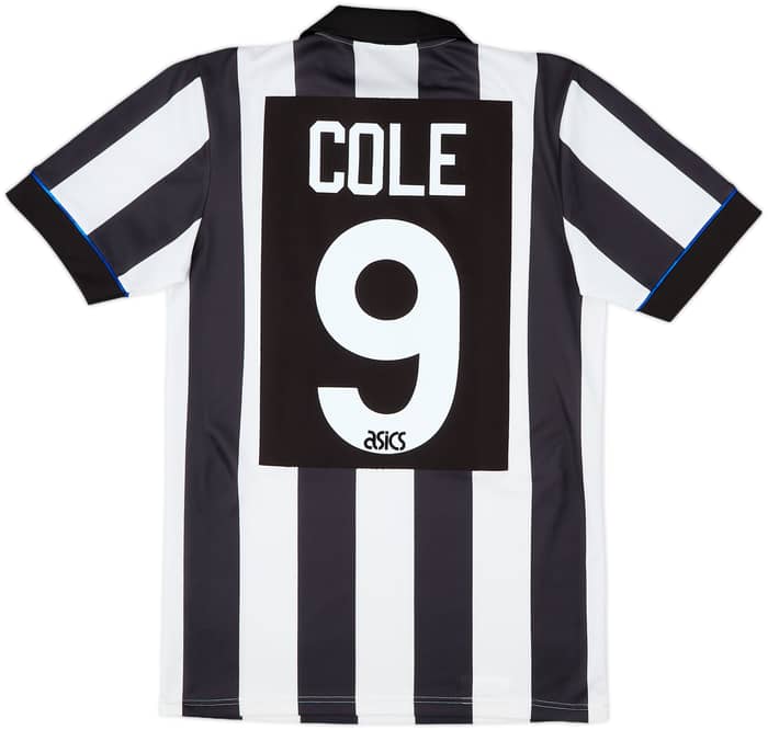 1993-95 Newcastle Home Shirt Cole #9 - 7/10 - (S)