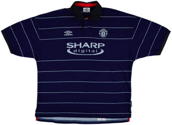 1999-00 Manchester United Away Shirt Scholes #18 - 8/10 - (XXL)