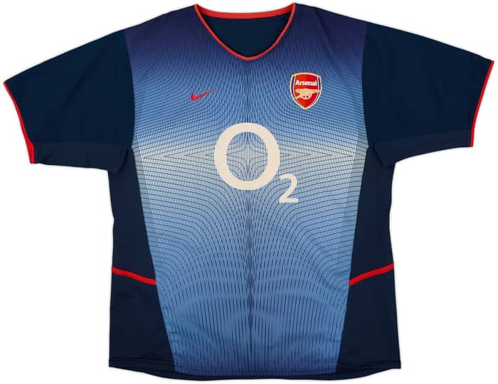 2002-04 Arsenal Away Shirt Gilberto #19 - 8/10 - (L)