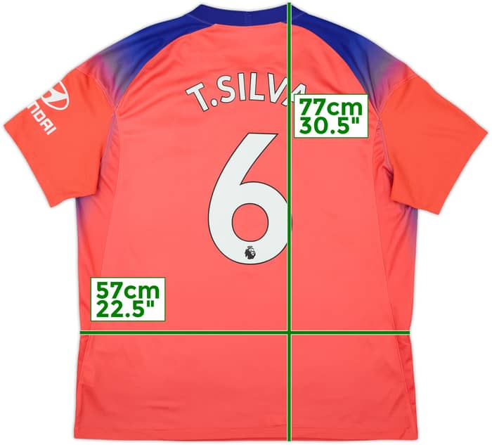 2020-21 Chelsea Third Shirt T.Silva #6 - 10/10 - (XL)