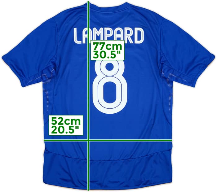 2005-06 Chelsea Centenary Home Shirt Lampard #8 - 6/10 - (L)
