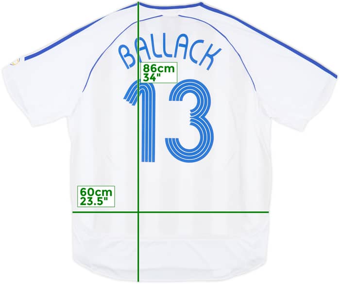 2006-07 Chelsea Away Shirt Ballack #13 - 9/10 - (XL)