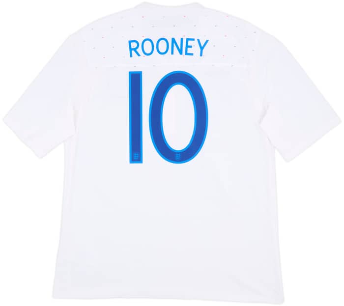 2010-11 England Home Shirt Rooney #10 (XL)