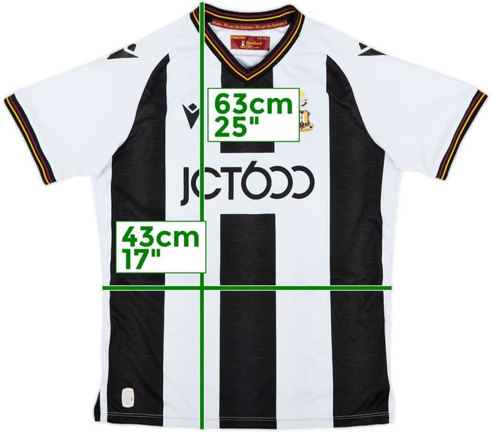 2022-23 Bradford City Away Shirt - 7/10 - (L.Boys)