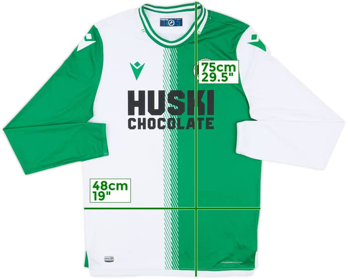 2020-21 Millwall Away L/S Shirt - 10/10 - (S)