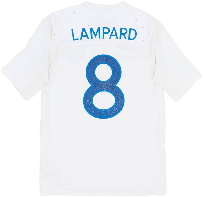 Camiseta de local de England 2010-11 Lampard #8 - 5/10 - (M)