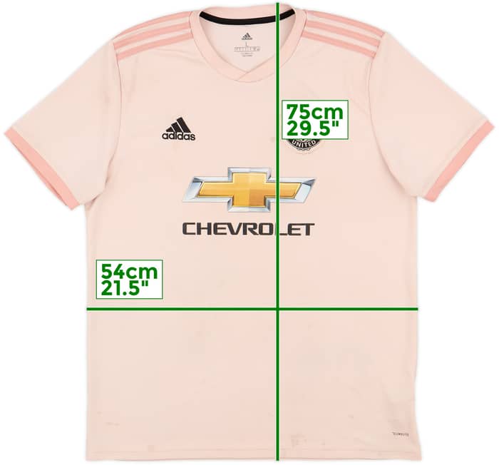 2018-19 Manchester United Away Shirt - 5/10 - (L)
