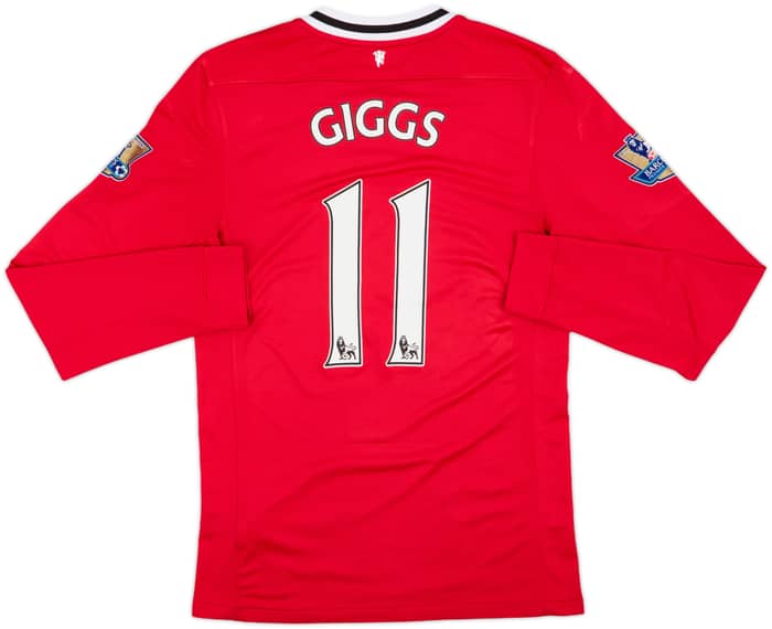 2011-12 Manchester United Home L/S Shirt Giggs #11 - 8/10 - (M)