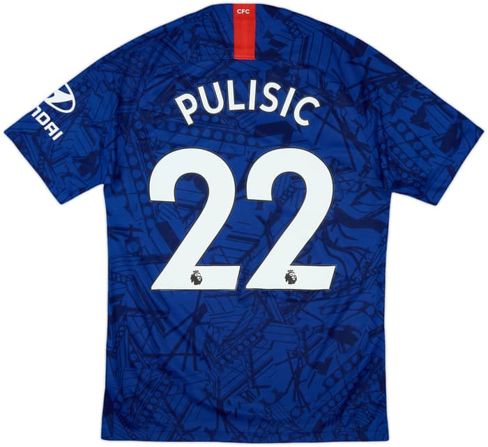 2019-20 Chelsea Home Shirt Pulisic #22 - 8/10 - (S)