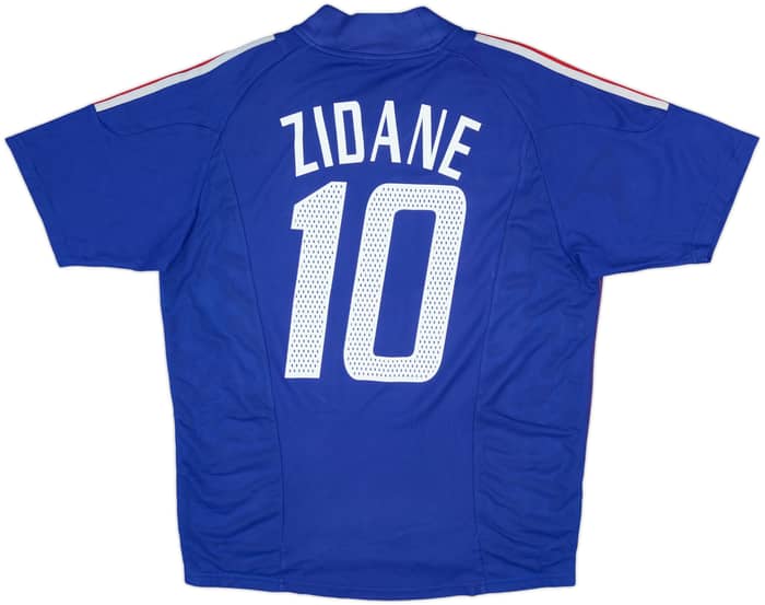 2002-04 France Home Shirt Zidane #10 - 5/10 - (L)