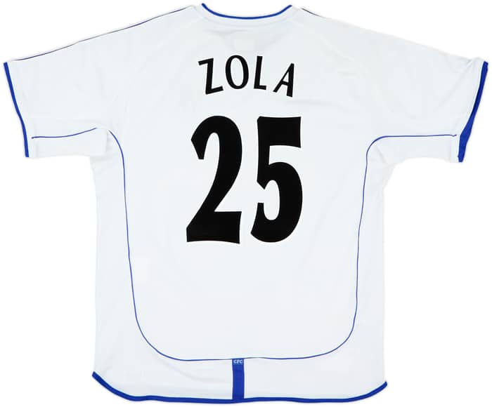 2001-03 Chelsea Away Shirt Zola #25 - 6/10 - (L)