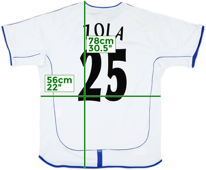 2001-03 Chelsea Away Shirt Zola #25 - 6/10 - (L)
