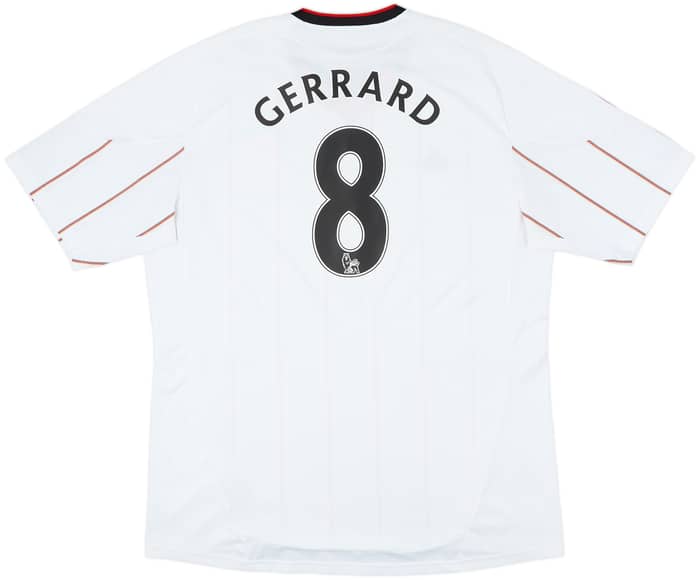 2010-11 Liverpool Away Shirt Gerrard #8 - 6/10 - (3XL)