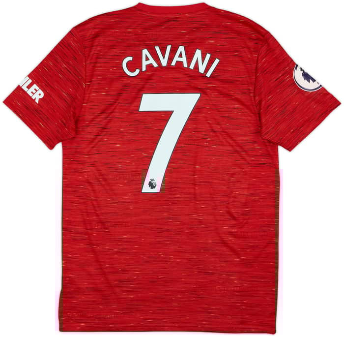 2020-21 Manchester United Home Shirt Cavani #7 - 8/10 - (M)