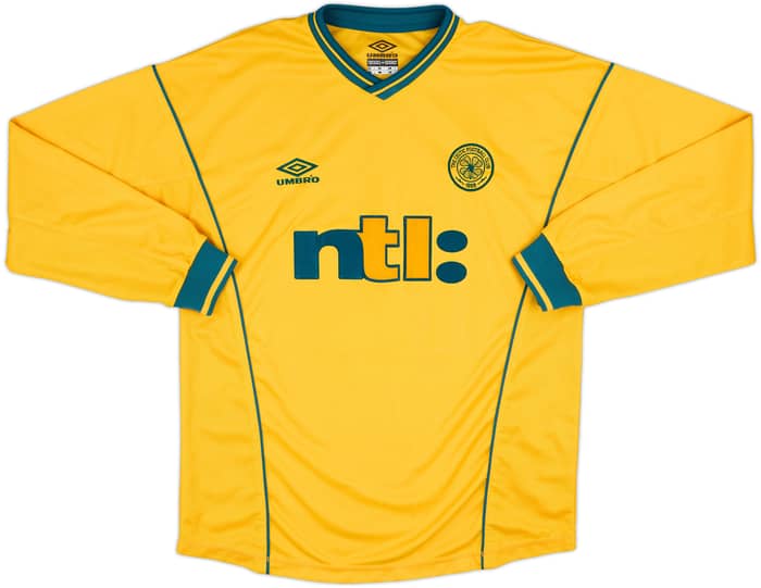 2000-02 Celtic Away L/S Shirt Lennon #18 - 5/10 - (M)