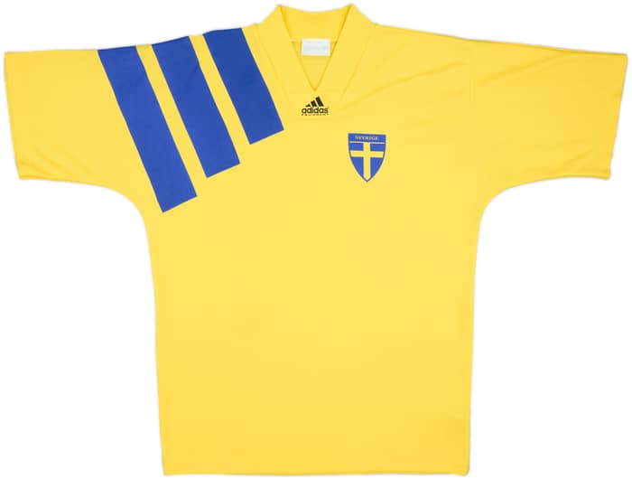 1992-94 adidas Template Training Shirt (Sweden) - 8/10 - (L)