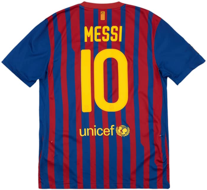 2011-12 Barcelona Home Shirt Messi #10 - 4/10 - (M)