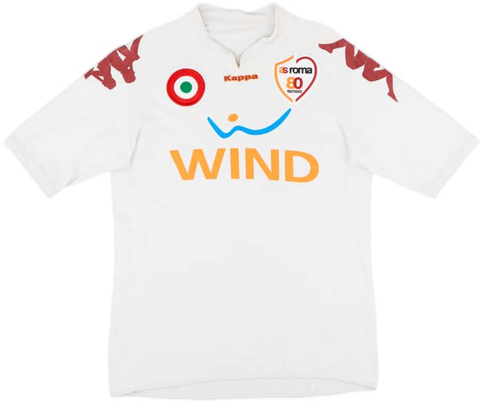 2007-08 Roma Away Shirt - 6/10 - (L)