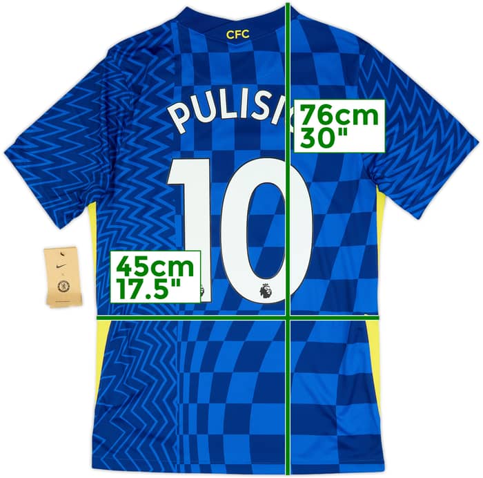 2021-22 Chelsea Home Shirt Pulisic #10 (S)