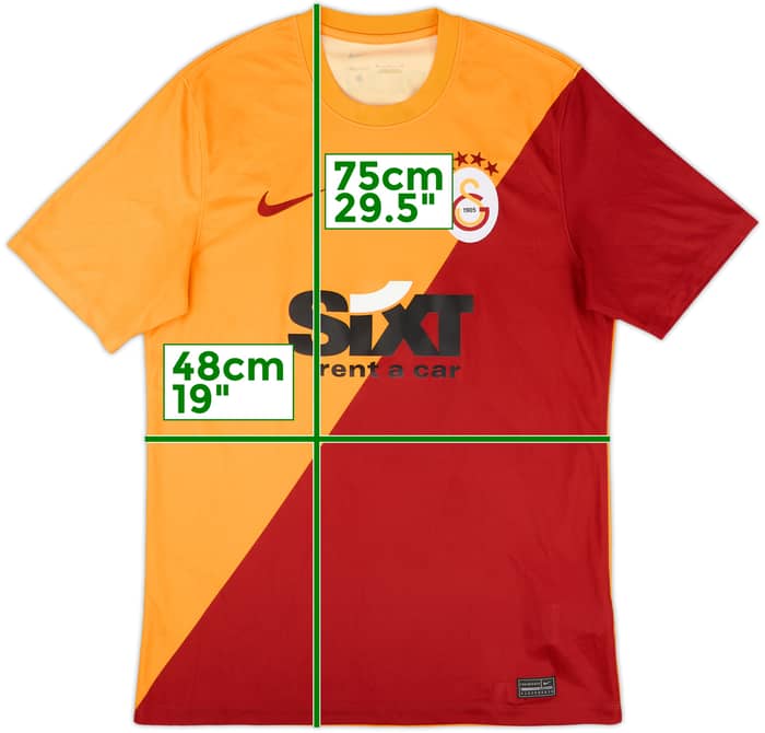 2021-22 Galatasaray Home Shirt - 9/10 - (M)