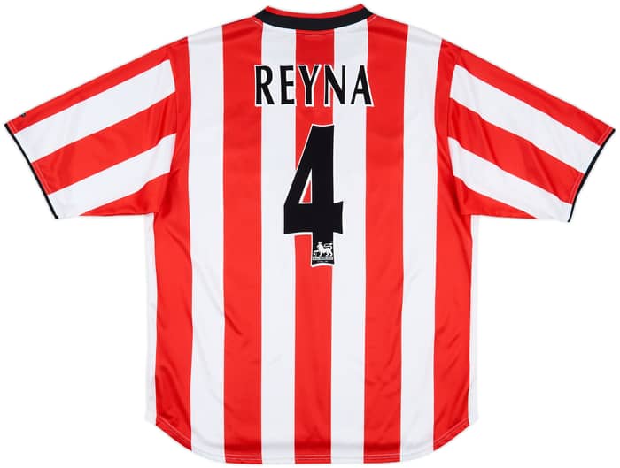 2000-02 Sunderland Home Shirt Reyna #4 - 6/10 - (L)