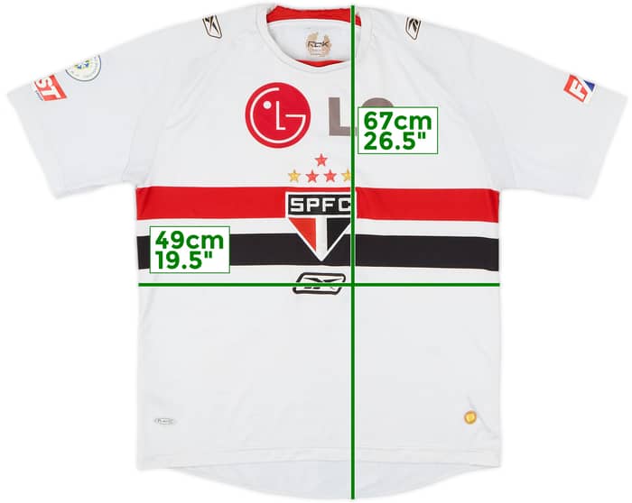 2008 Sao Paolo Home Shirt #11 - 4/10 - (L)