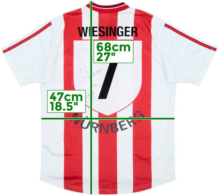 1998-99 Nurnberg Home Shirt Wiesinger #7 - 8/10 - (Y)