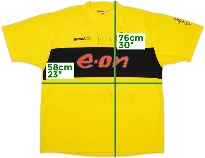 2002-03 Borussia Dortmund Signed Home Shirt - 4/10 - (XL)