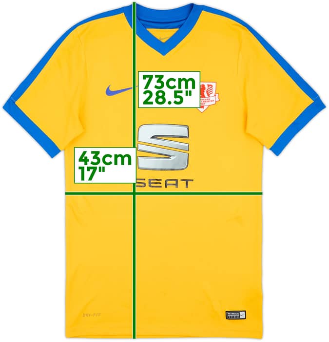 2016-17 Eintracht Braunschweig Signed Home Shirt - 8/10 - (S)