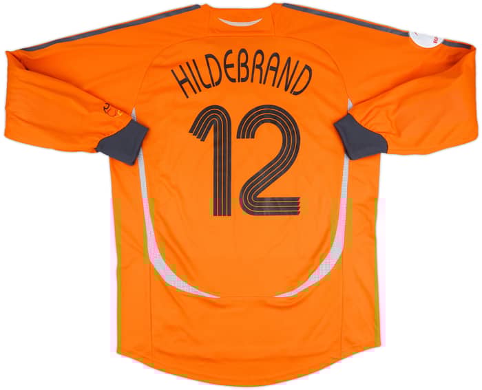 2006-08 Germany Match Issue Signed European Championship Qualifiers GK Shirt Hildebrand #12