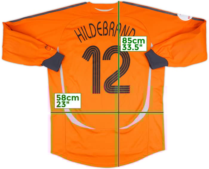 2006-08 Germany Match Issue Signed European Championship Qualifiers GK Shirt Hildebrand #12