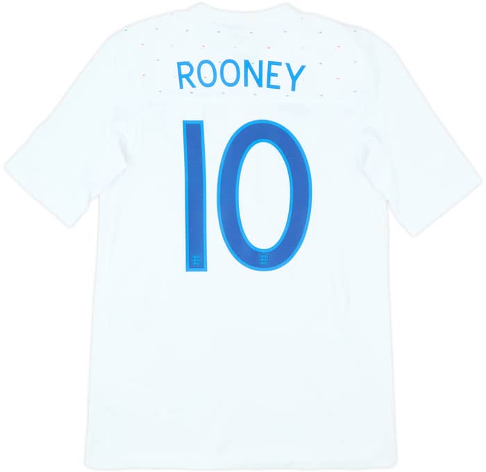 2010-11 England Home Shirt Rooney #10 (M)