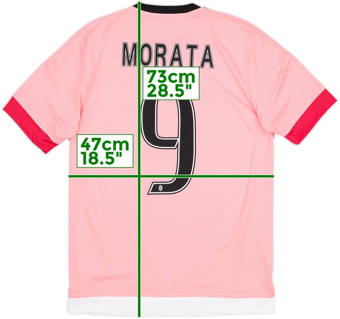2015-16 Juventus Away Shirt Morata #9 (S)