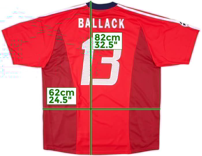 2002-03 Bayern Munich CL Shirt Ballack #13 (XL)