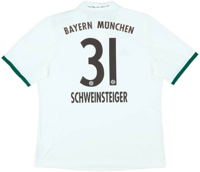 2013-14 Bayern Munich Away Shirt Schweinsteiger #31 (XL)