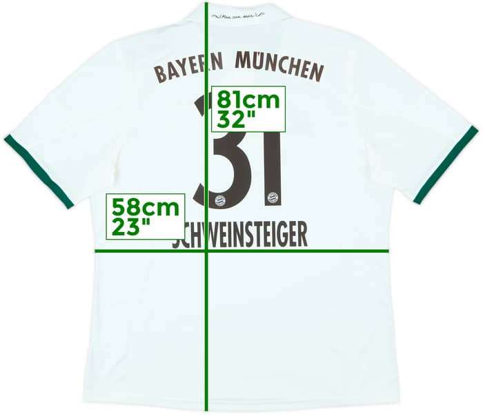 2013-14 Bayern Munich Away Shirt Schweinsteiger #31 (XL)