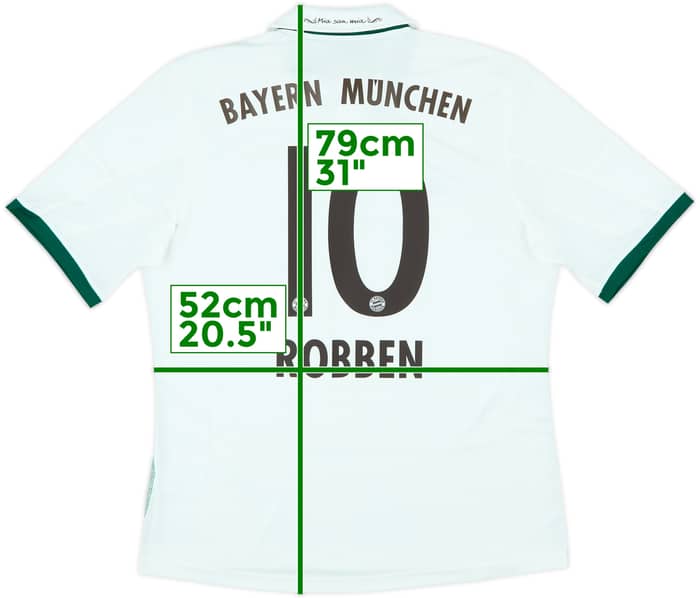 2013-14 Bayern Munich Away Shirt Robben #10 (L)