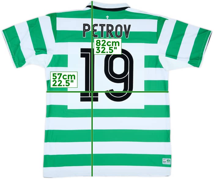 2004-05 Celtic Home Shirt Petrov #19 (XL)