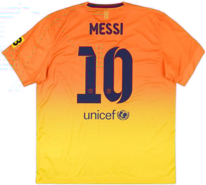 2012-13 Barcelona Away Shirt Messi #10 (XL)