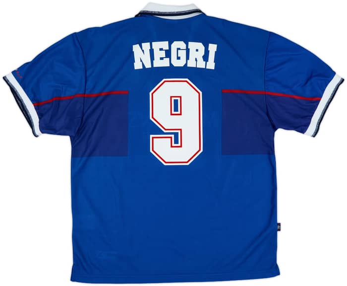1997-99 Rangers Home Shirt Negri #9 (L)