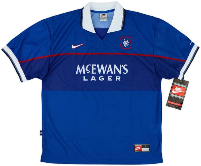 1997-99 Rangers Home Shirt Negri #9 (L)