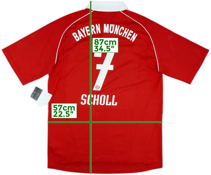 2005-06 Bayern Munich Home Shirt Scholl #7 (L)