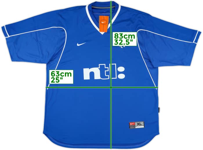 1999-01 Rangers Home Shirt (XL)