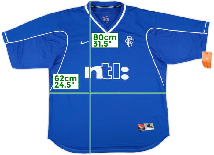 1999-01 Rangers Home Shirt (XL)